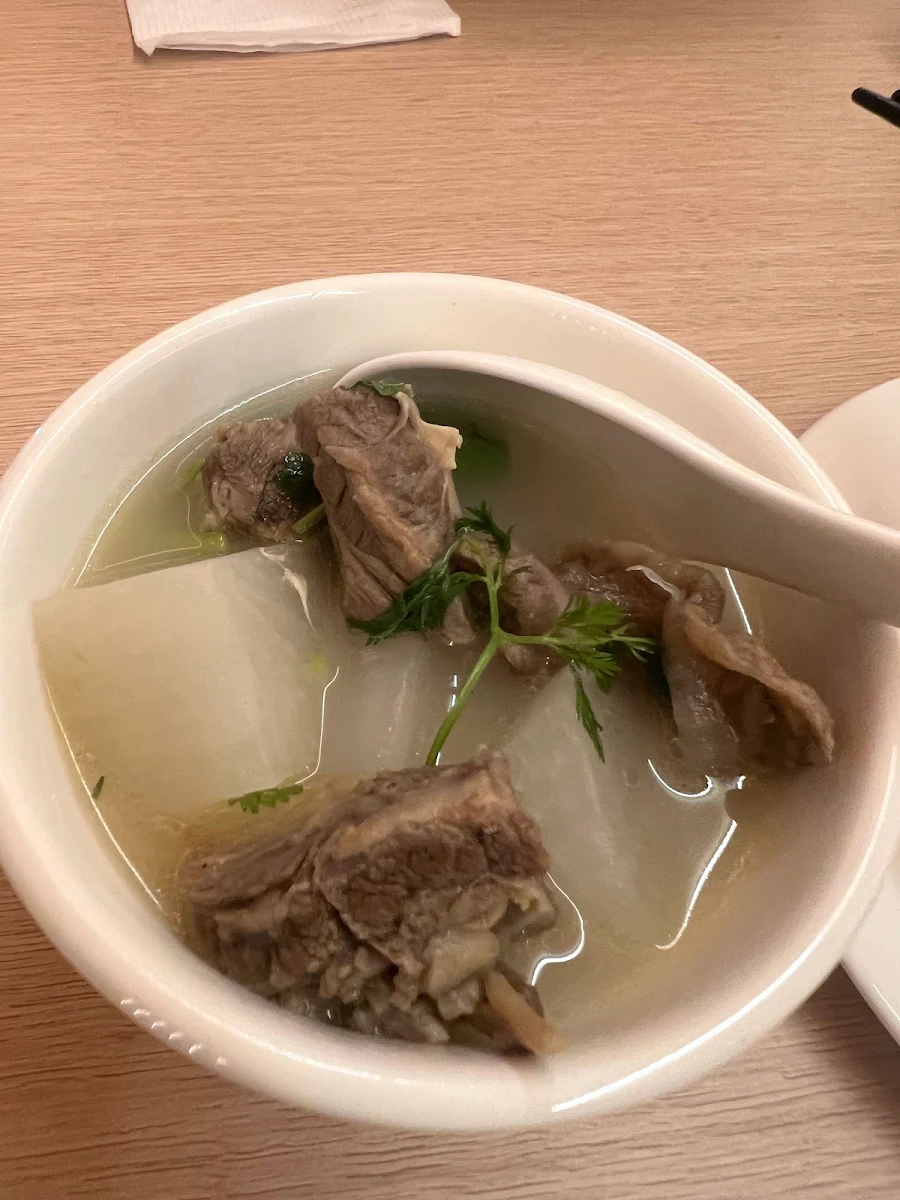 beef brisket w daikon soup casserole 萝卜牛腩砂锅